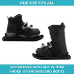 Snow Gliders Adjustable Boot Fit Lightweight