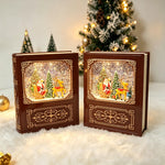 Snow Globe Decoration Santa Scene LED Light