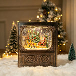 Snow Globe Decoration Santa Scene LED Light