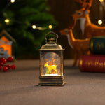 Snow Globe Lantern LED Lights & Shimmering Snow