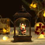 Snow Globe Lantern LED Lights & Shimmering Snow