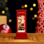 Snow Globe Lantern LED Lights & Shimmering Snow