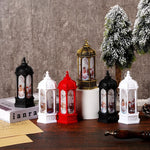Snow Lantern Rotating Scene Warm LED Battery Powered