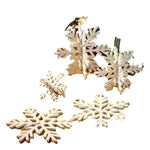 Snowflake Ornament White Lightweight & Durable Easy Hang