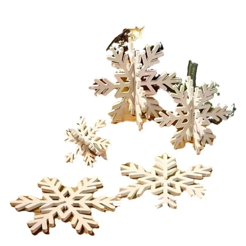 Snowflake Ornament White Lightweight & Durable Easy Hang