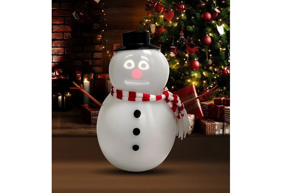 Snowman Decoration Talking LED Projector & Speaker
