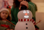 Snowman Decoration Talking LED Projector & Speaker