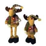 Snowman Figure Textile Body Sturdy Plastic Base