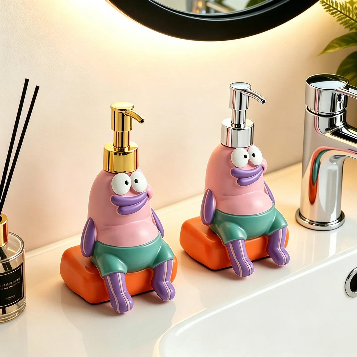 Soap Dispenser Fish-Shaped Refillable 300ml Pump