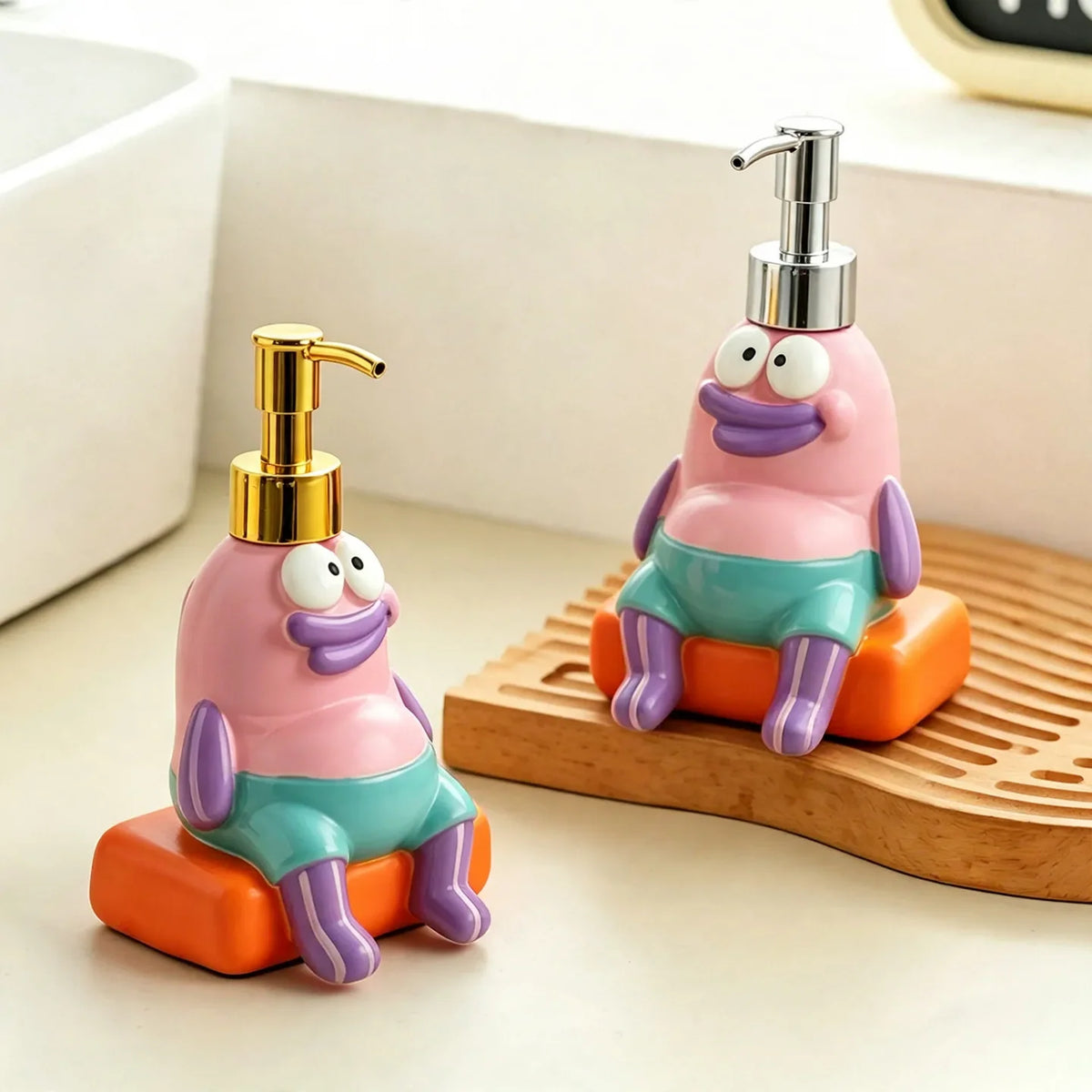 Soap Dispenser Fish-Shaped Refillable 300ml Pump