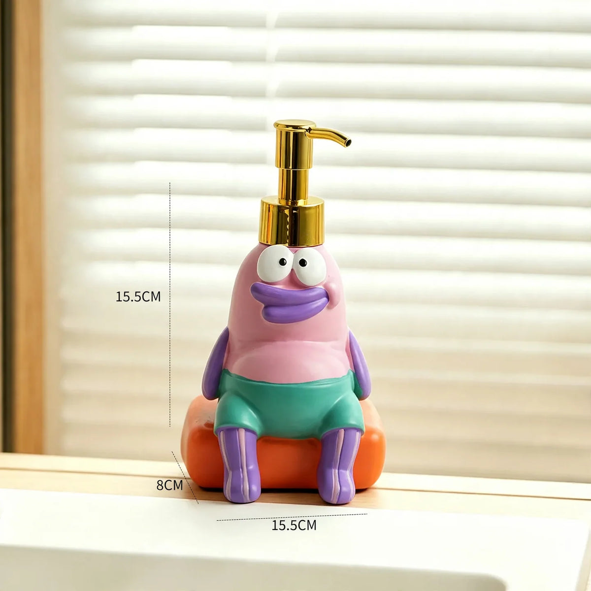 Soap Dispenser Fish-Shaped Refillable 300ml Pump