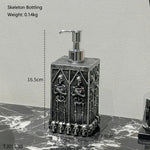 Soap Dispenser Resin Gothic Skeleton Design