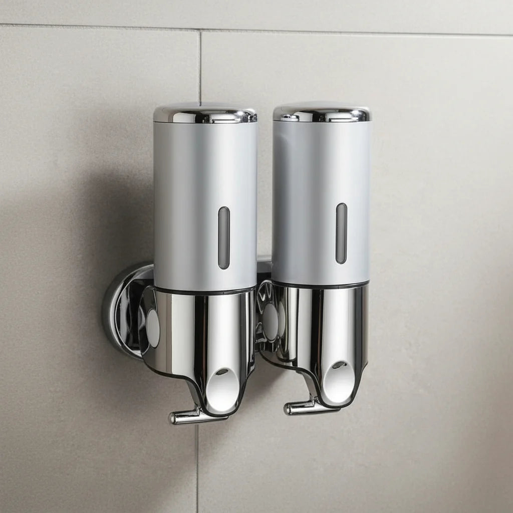Soap Dispenser Wall-Mounted Stainless Steel 500 ml Capacity