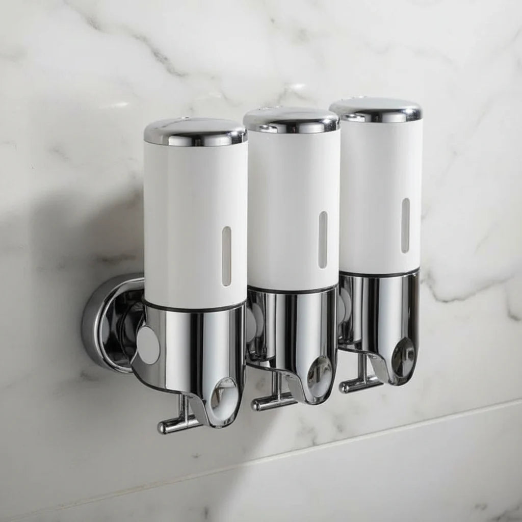 Soap Dispenser Wall-Mounted Stainless Steel 500 ml Capacity