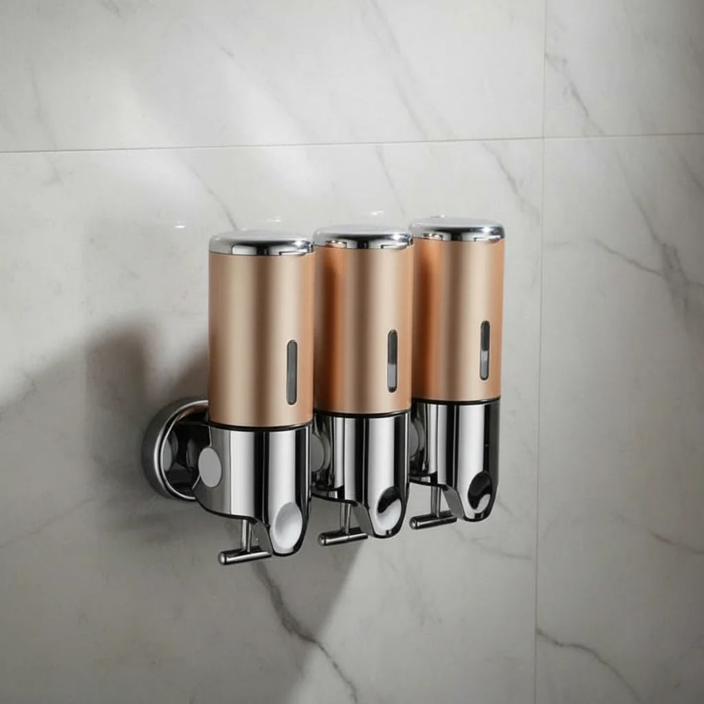 Soap Dispenser Wall-Mounted Stainless Steel 500 ml Capacity