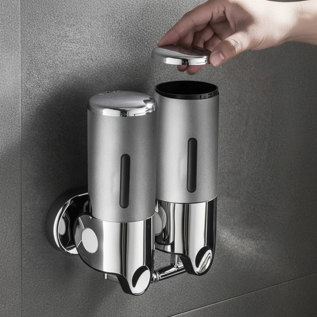 Soap Dispenser Wall-Mounted Stainless Steel 500 ml Capacity