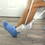 Sock Aid Applicator Sponge Grip Pull Straps for No-Bend Dressing