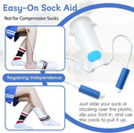 Sock Aid Long Handles Non-Slip Base Ergonomic Design