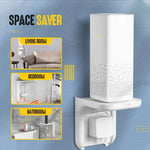 Socket Shelf No-Drill Built-In Cable Management