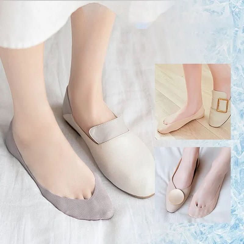 Socks Ice Silk Cotton Blend Moisture-Wicking 3-Pair Set
