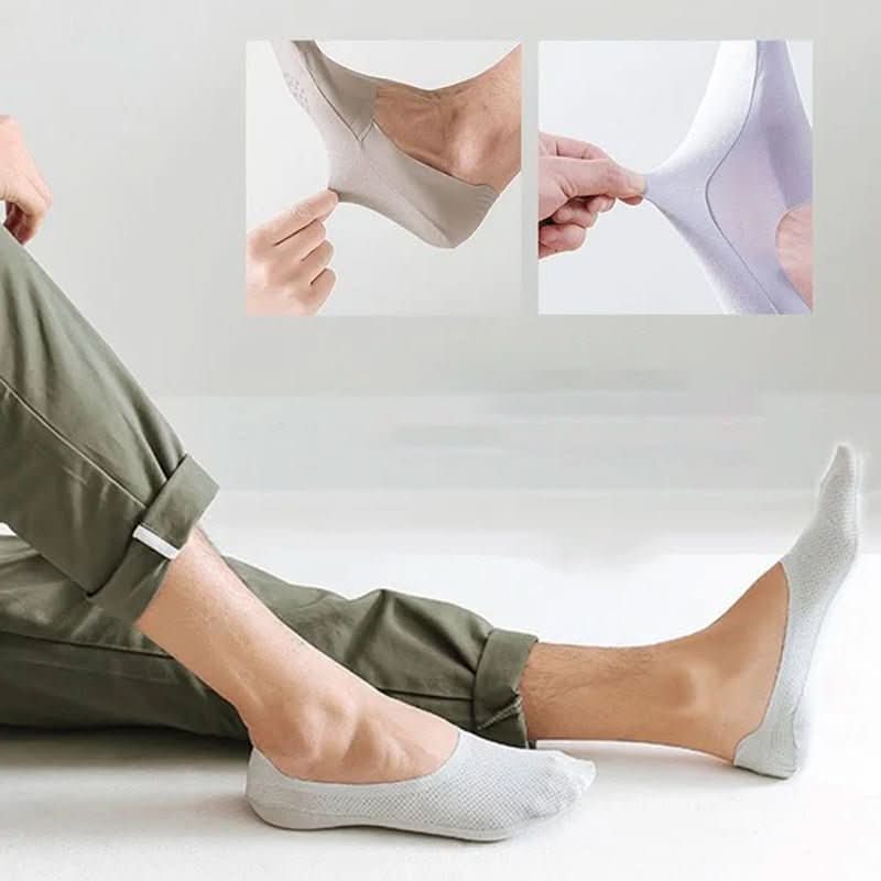 Socks Ice Silk Cotton Blend Moisture-Wicking 3-Pair Set