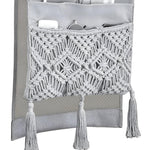 Sofa Arm Organizer Four Pockets Non-Slip Backing