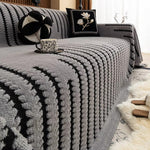 Sofa Cover Blanket Plush Tufted Microfiber Machine Washable
