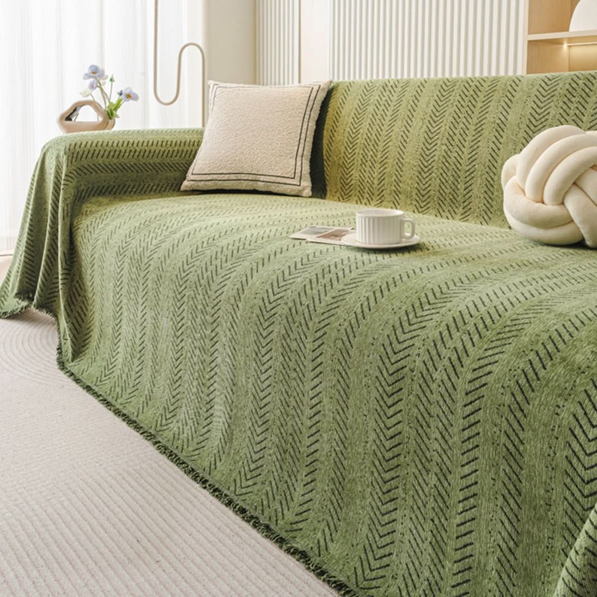 Sofa Cover Chenille Scratch-Resistant Washable