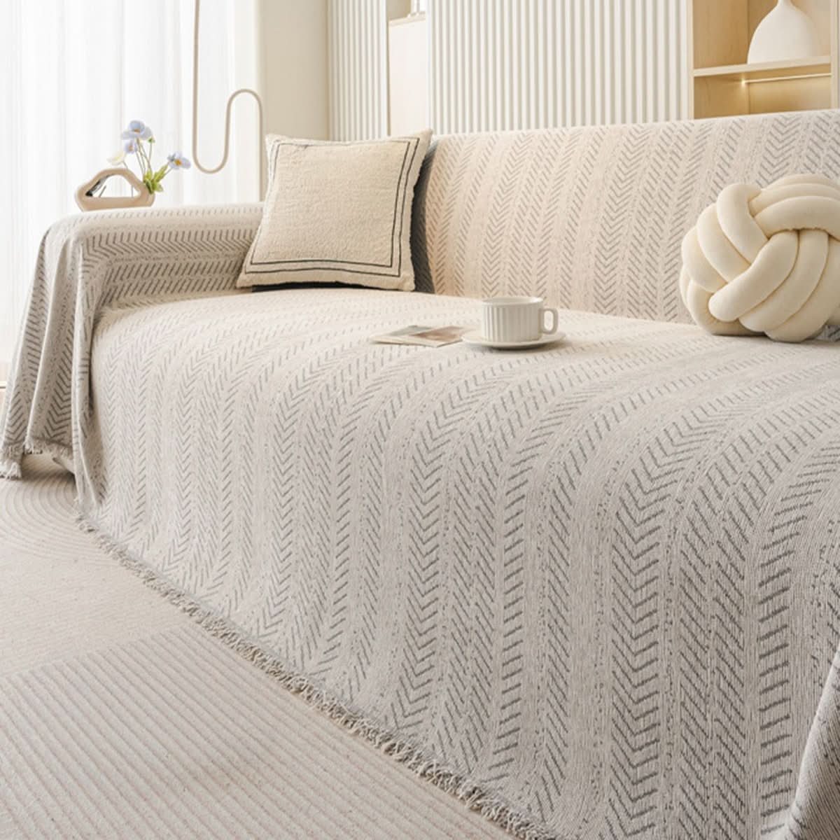 Sofa Cover Chenille Scratch-Resistant Washable