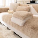 Sofa Cover Faux Fur Non-Slip Machine Washable