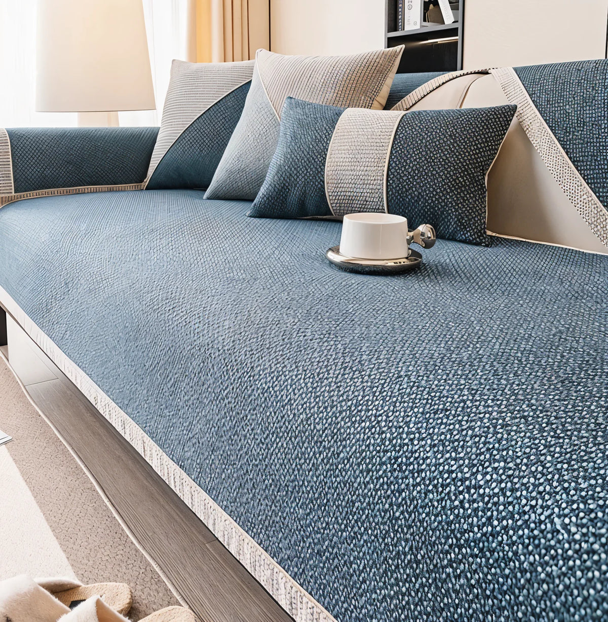 Sofa Cover Non-Slip Machine-Washable Fits Most Sofas