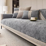 Sofa Cover Non-Slip Machine Washable Linen Texture