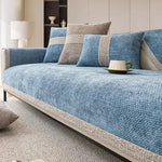 Sofa Cover Non-Slip Machine Washable Linen Texture
