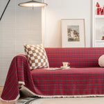 Sofa Cover Plush Microfiber Machine Washable Pet Hair Resistant