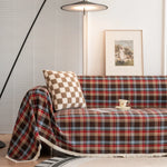 Sofa Cover Plush Microfiber Machine Washable Pet Hair Resistant