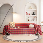 Sofa Cover Plush Microfiber Machine Washable Pet Hair Resistant