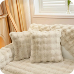 Sofa Cover Plush Non-Slip Scratch-Resistant Pet Protection