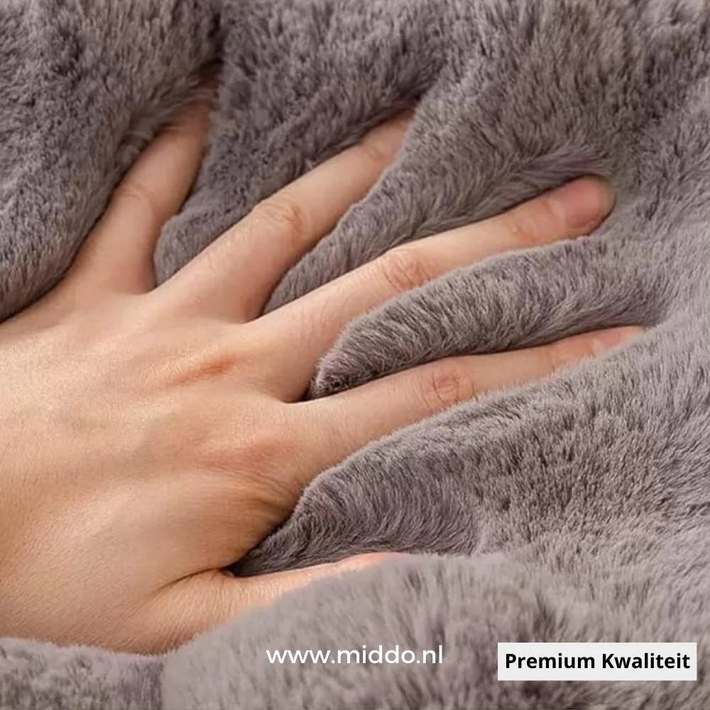 Sofa Cover Plush Non-Slip Scratch-Resistant Pet Protection