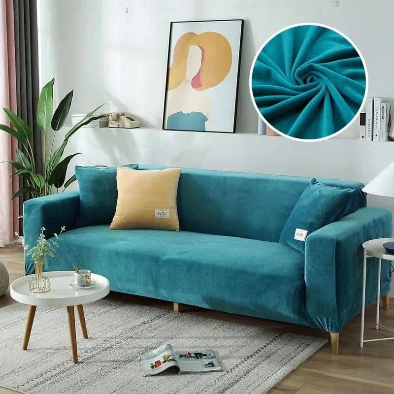 Sofa Cover Stretch Velvet Non-Slip Machine Washable