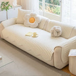 Sofa Throw Thick Tufted Fleece Non-Slip Warmth