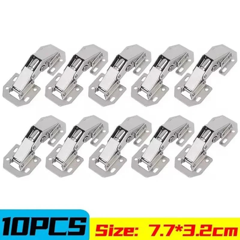 Soft-Close Cabinet Hinges 10-Piece Easy Installation