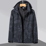 Softshell Jacket Detachable Fleece Liner Wind-Resistant Water-Repellent Stretch Shell