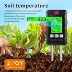Soil & Environment Tester 6-In-1 Dual Metal Probes