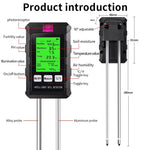 Soil Tester 6-In-1 Dual Metal Probes