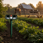Solar Animal Repellent Motion-Activated Ultrasonic Weatherproof