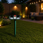 Solar Animal Repellent Motion-Activated Ultrasonic Weatherproof