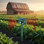 Solar Animal Repellent Motion-Activated Ultrasonic Weatherproof