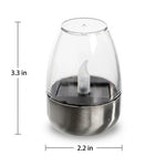 Solar Candle Light Flickering Waterproof Auto-On