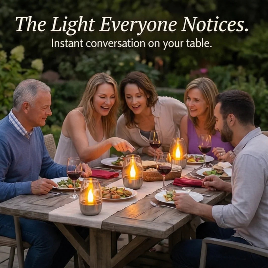 Solar Candle Light Flickering Waterproof Auto-On