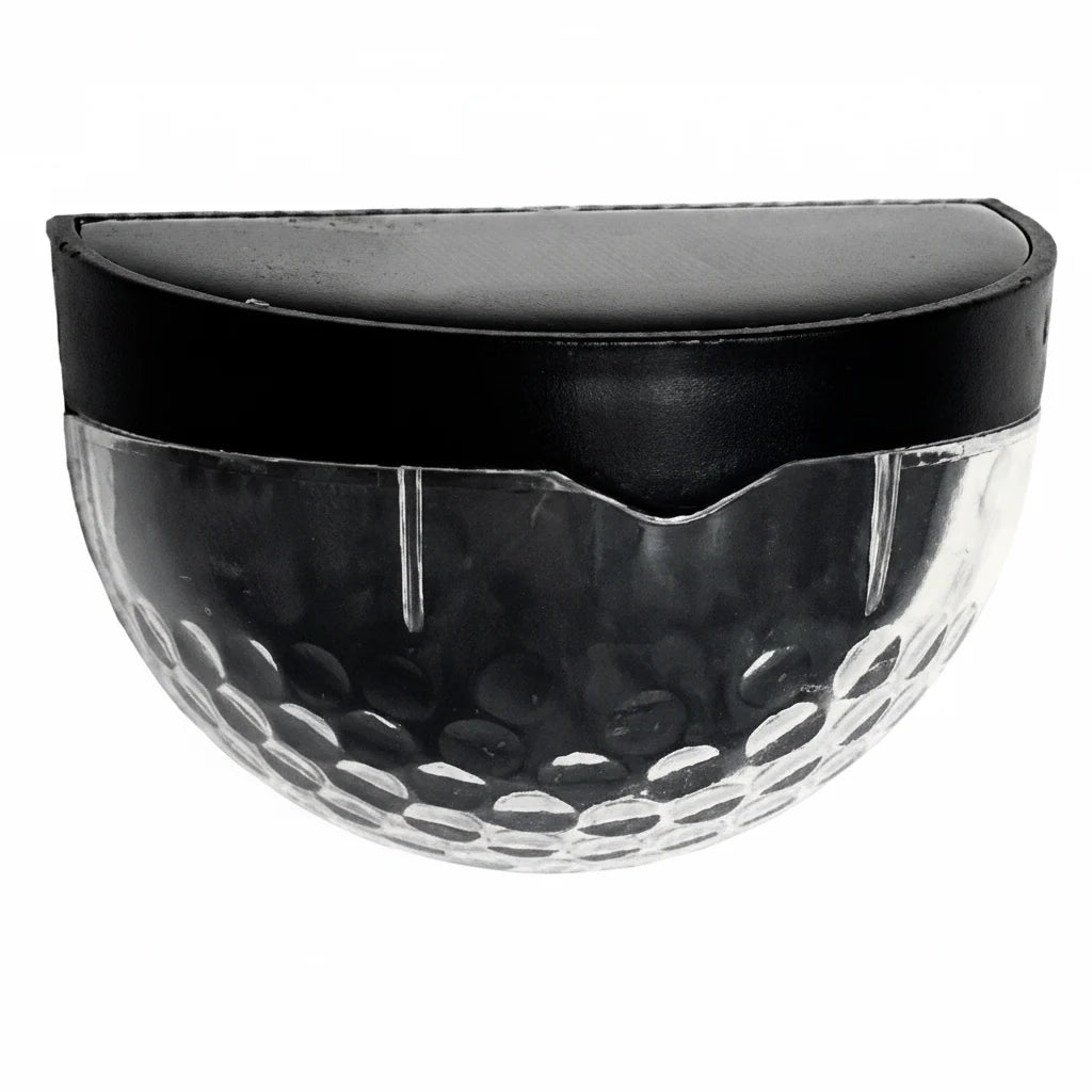 Solar Fence Light Solar-Powered Dusk-to-Dawn Weather-Resistant